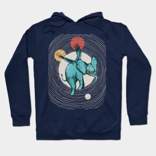 Flying elephant. Hoodie